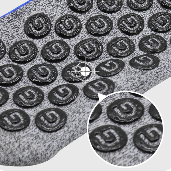 3 Pairs line structure grip soccer socks test sample